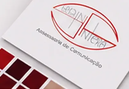 Papelaria corporativa com logomarca